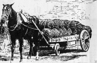 四輪馬車、大正年代の中ごろから昭和十年ころまでは四輪馬車の全盛時代だった
